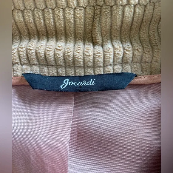 Vintage Camel Corduroy Longline Coat | Minimalist Tailored Jacket | M - Picture 5 of 8